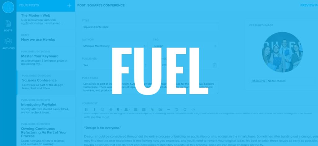 Fuel Blogging