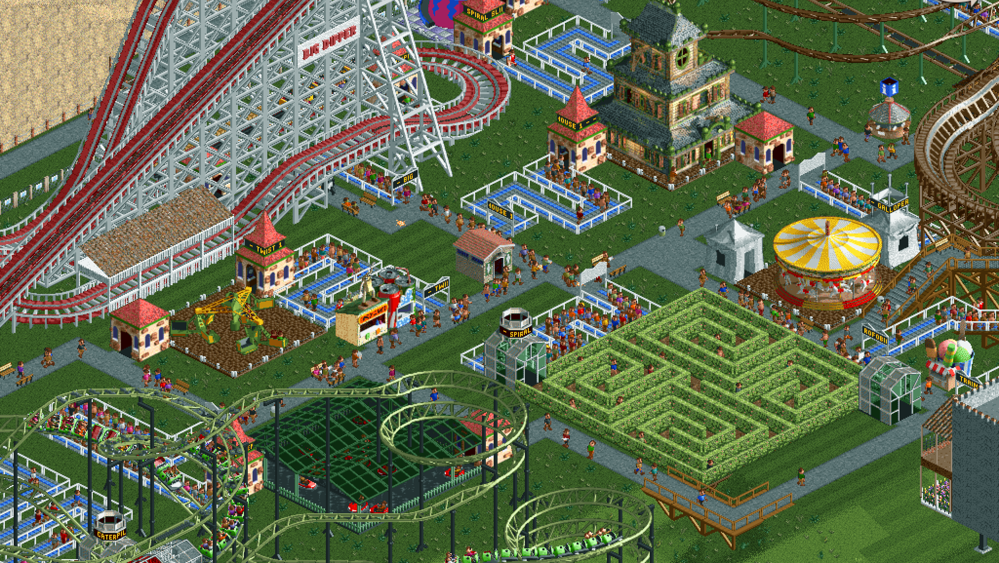 RollerCoaster Tycoon Classic: Forest Frontiers Scenario