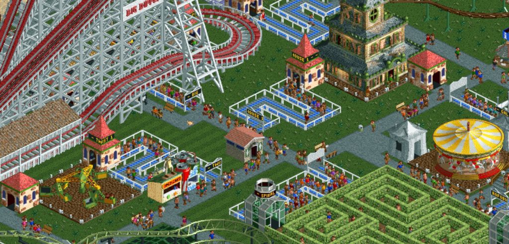 Rollercoaster Tycoon's first gameplay trailer