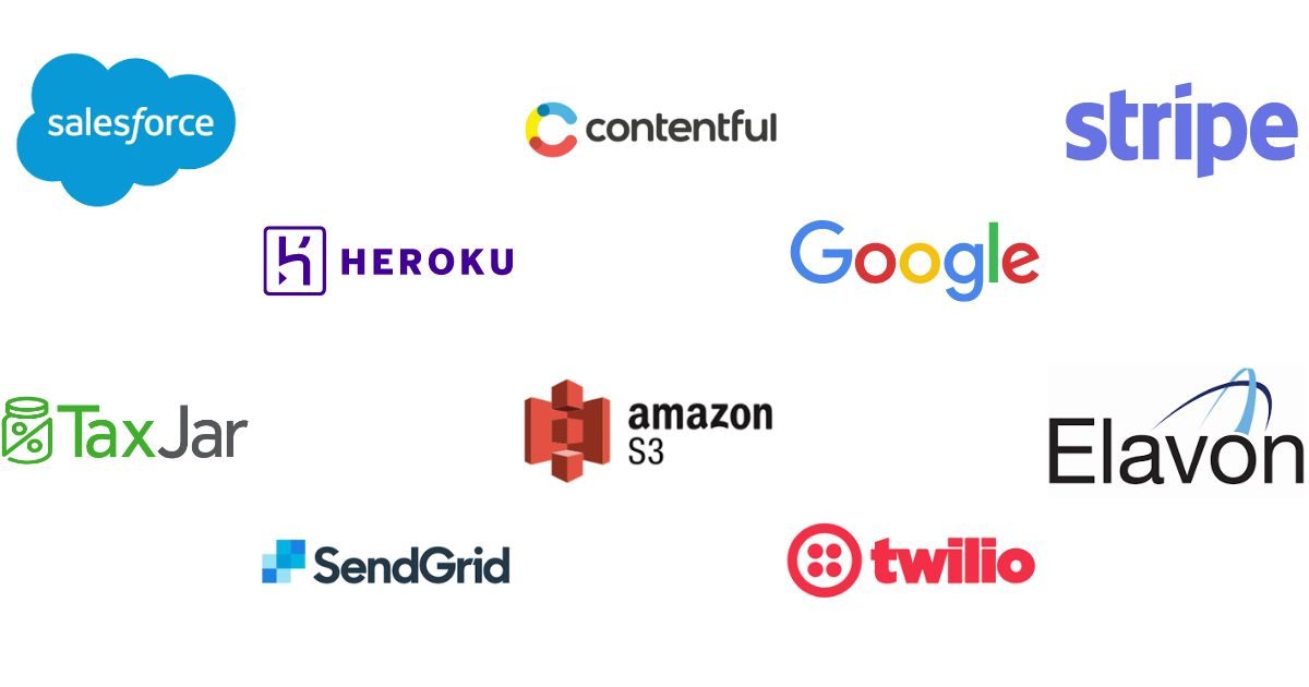 Logos of standout APIs
