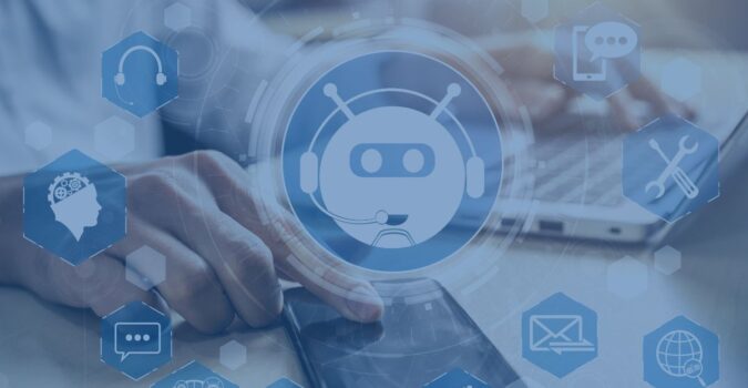 chatbot being used on phone and laptop