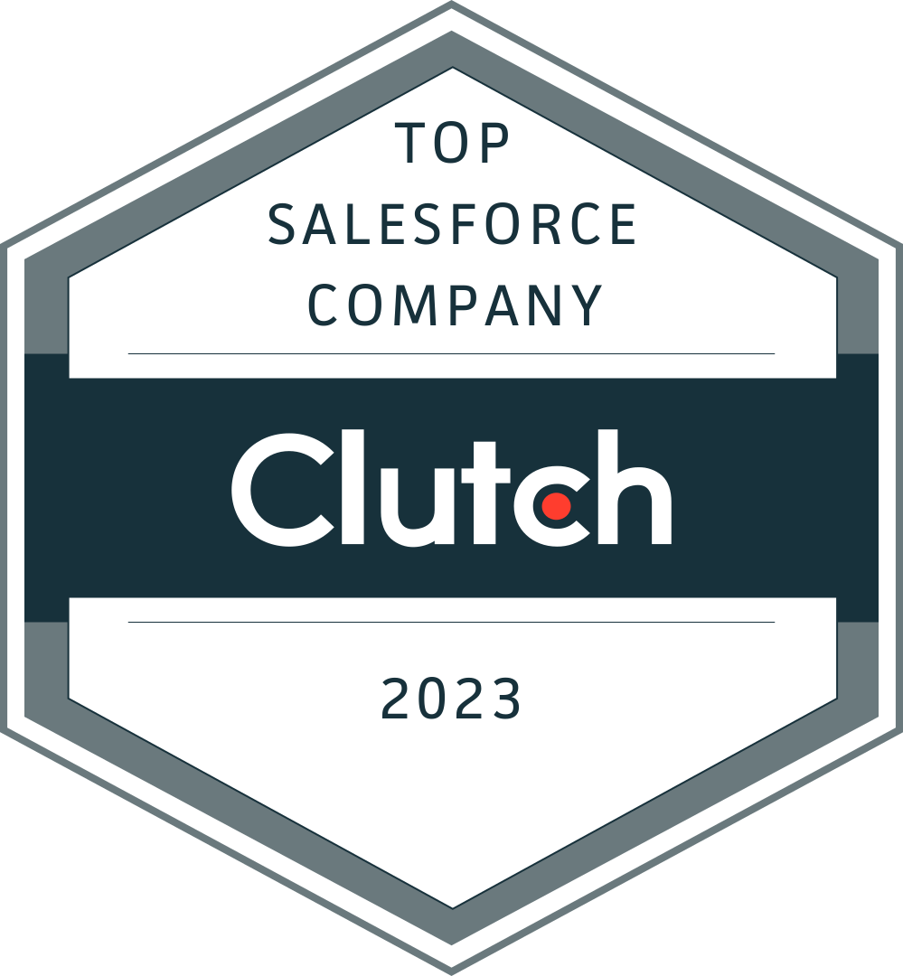 Top Salesforce Company 2023 Clutch Badge
